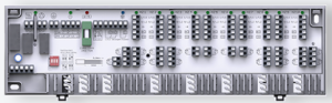 Electrical distributor - heating and cooling, LED